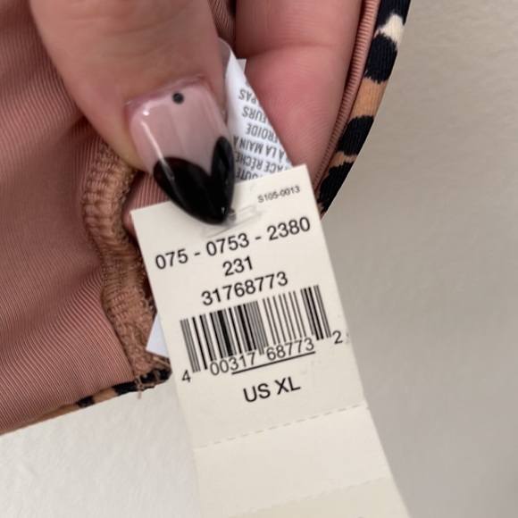 🐆Leopard print bikini top size XL - Picture 3 of 4